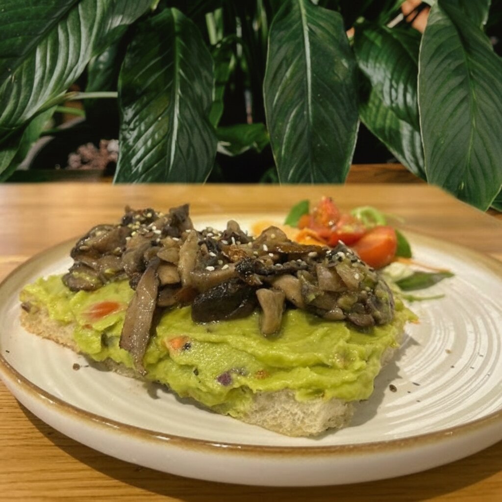 Avocado & Mushrooms