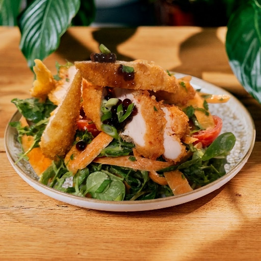 Panko Chicken Salad
